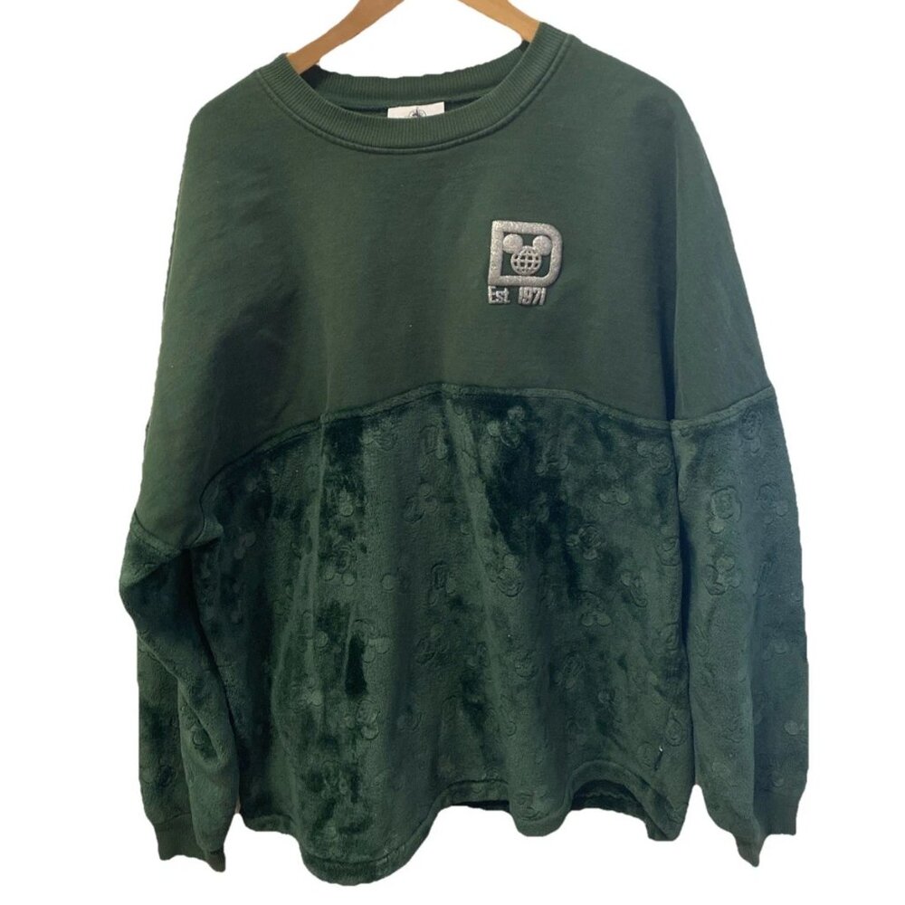 Disneyland Resort Disney Parks Dark Green Spirit Jersey Size Adult 2XL Mickey